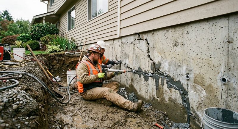Basement Foundation Repair in Hillsborough, NH