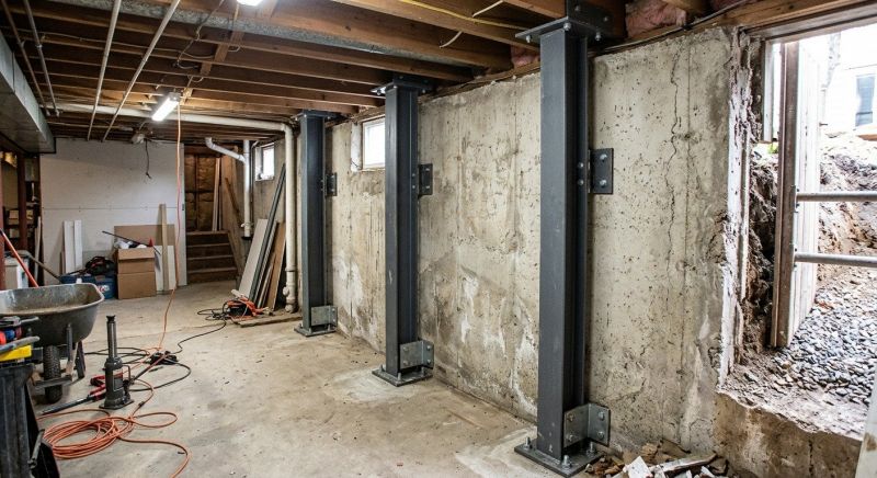 Basement Stabilization in Sunapee, NH