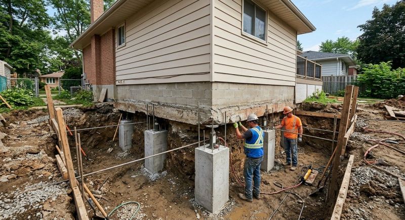 Basement Underpinning in Sunapee, NH