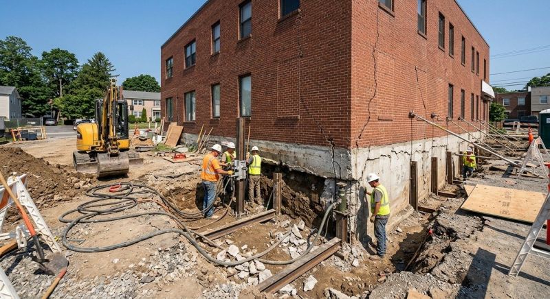 Building Foundation Repair in North Hartland, VT
