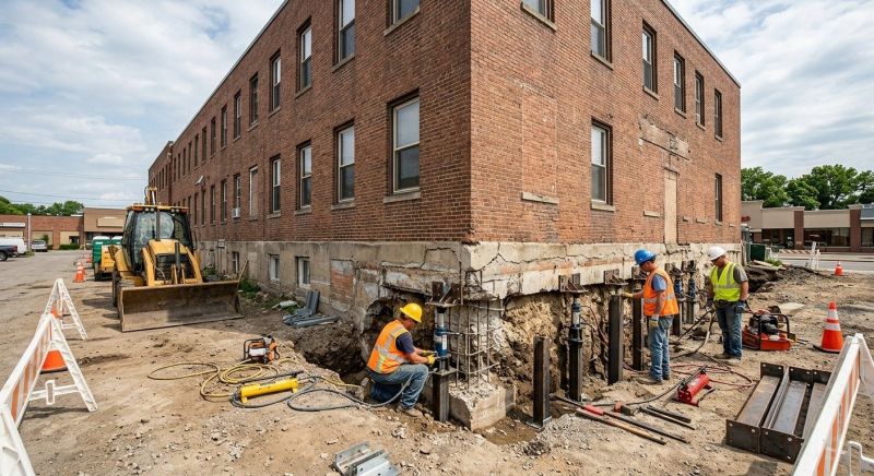 Commercial Foundation Repair in Sunapee, NH