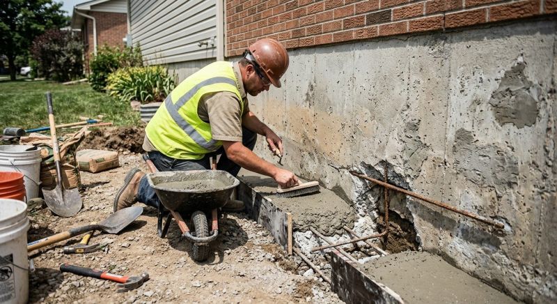 Concrete Foundation Repair in North Sutton, NH