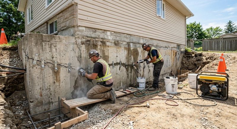 Concrete Foundation Repair in White River Junction, VT