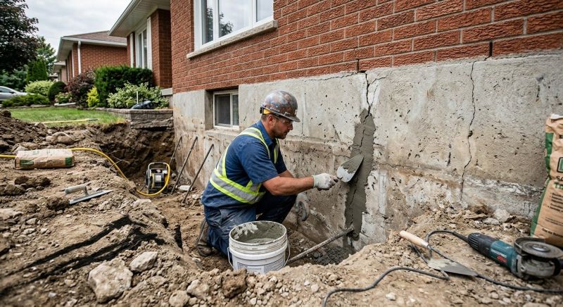 Concrete Foundation Repair in Windsor, VT
