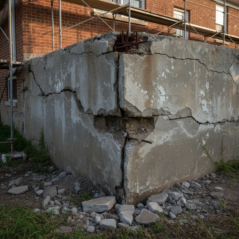 Cracked Foundation Repair in West Lebanon, NH