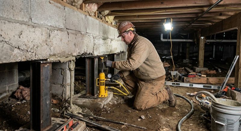 Crawlspace Foundation Repair in Canaan, NH