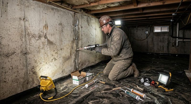 Crawlspace Foundation Repair in Enfield, NH