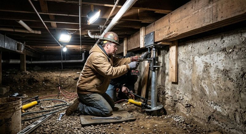 Crawlspace Foundation Repair in Hartland, VT