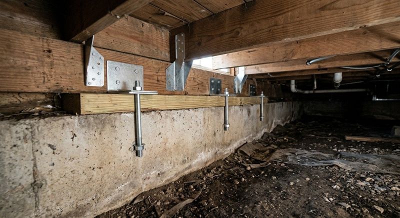 Crawlspace Structural Repair in Sunapee, NH
