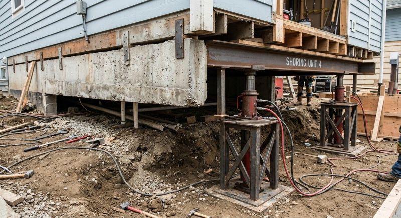 Foundation Jacking in Enfield, NH
