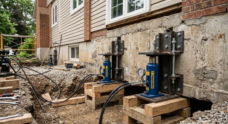 Foundation Jacking in Goshen, NH