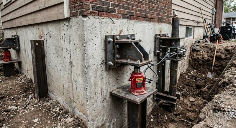 Foundation Jacking in Goshen, NH