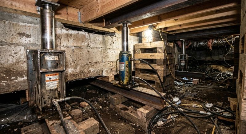 Foundation Jacking in Grafton, NH