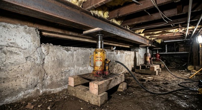 Foundation Jacking in Meriden, NH