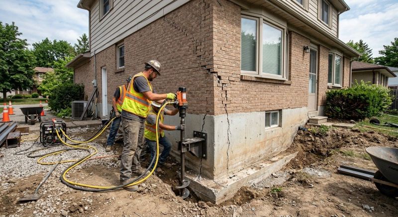 Foundation Lifting in Enfield, NH