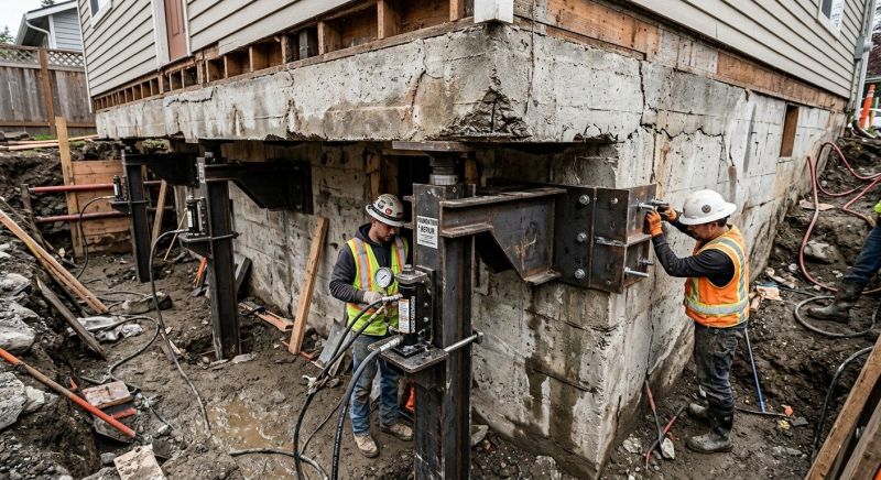 Foundation Lifting in Henniker, NH