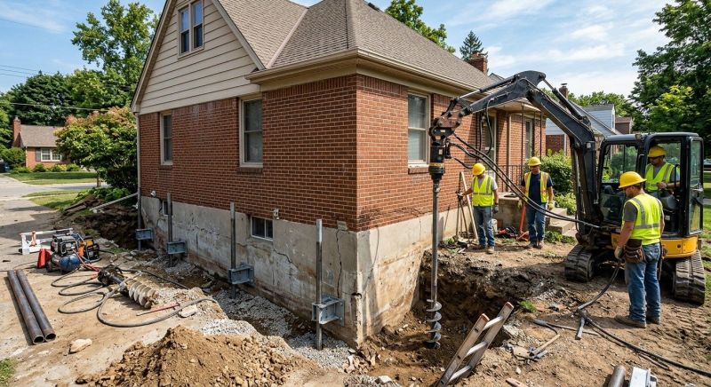Foundation Stabilizing in Newport, NH