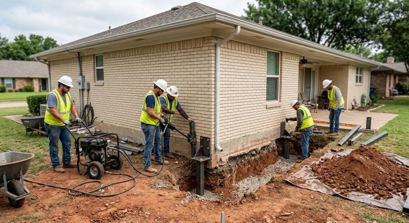 Foundation Stabilizing in Springfield, VT