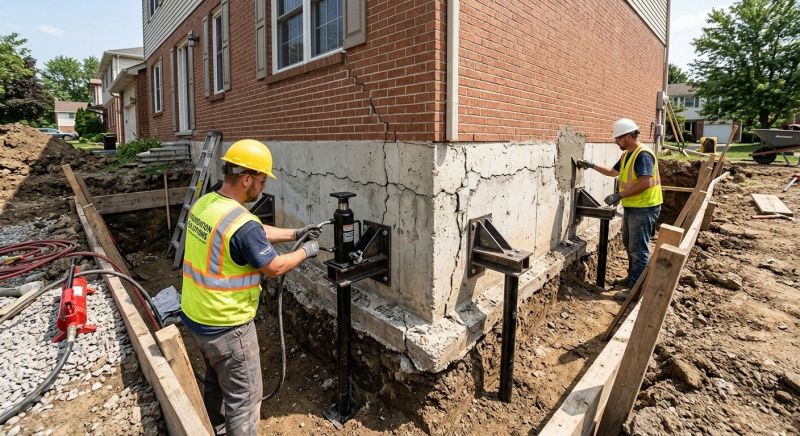 Foundation Structural Repair in Springfield, VT