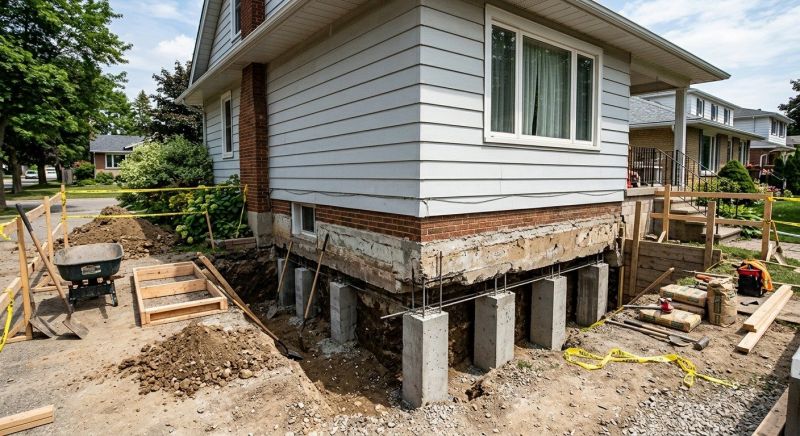 Foundation Underpinning in Sunapee, NH