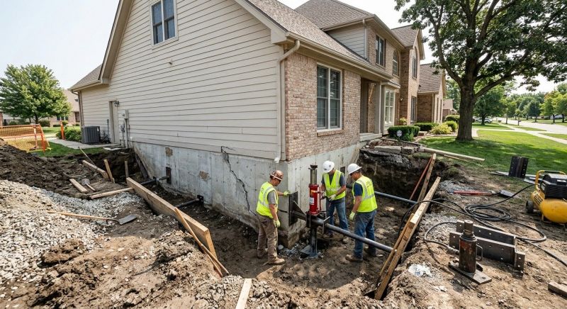 House Foundation Repair in Hartland, VT