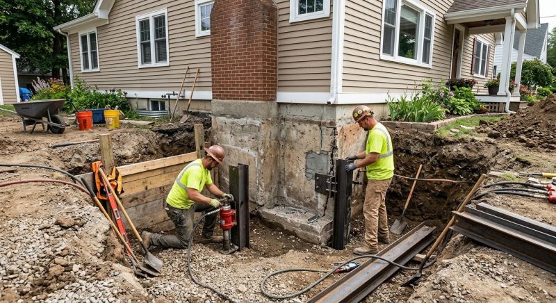 House Foundation Repair in Hillsborough, NH