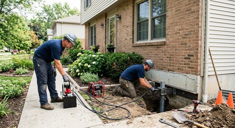 Settling Foundation Service in Springfield, VT