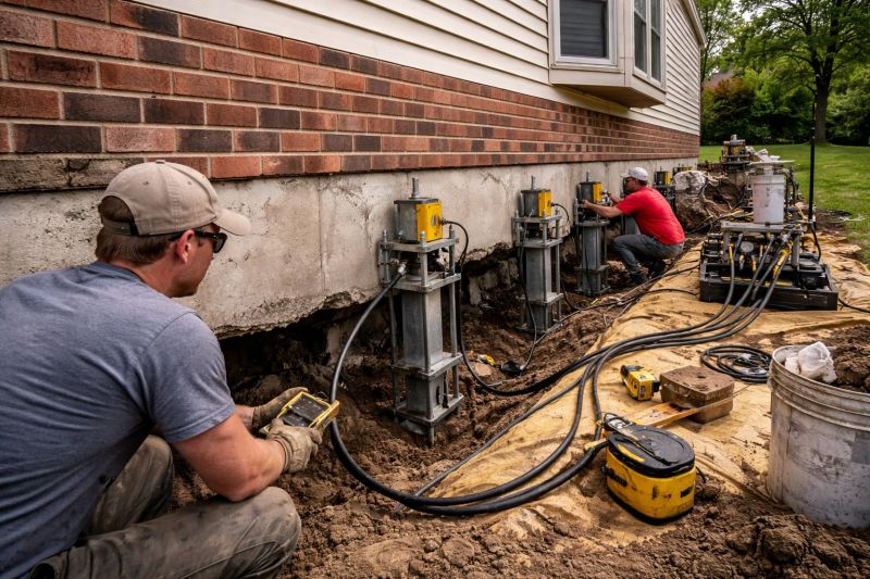 Settling Foundation Service in Windsor, VT