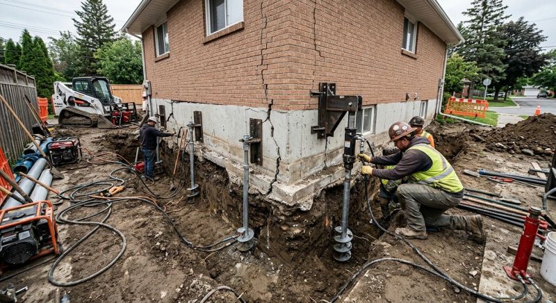 Sinking Foundation Repair in Goshen, NH