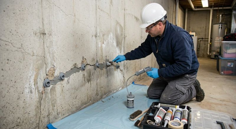 Structural Crack Repair in Sunapee, NH