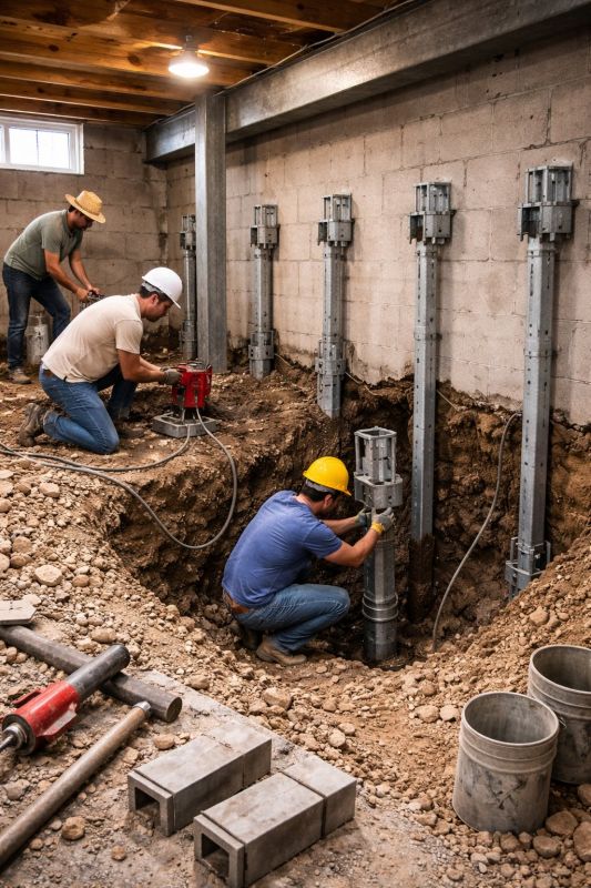 Structural Underpinning in Sunapee, NH