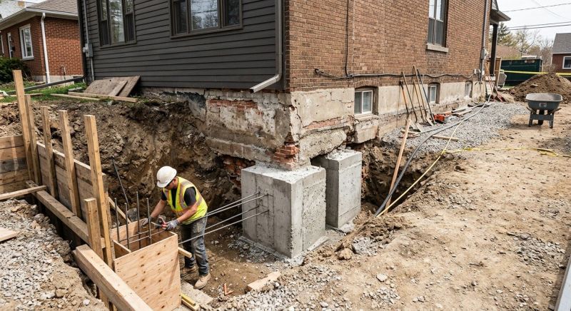 Structural Underpinning in Sunapee, NH