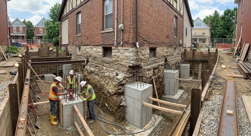 Structural Underpinning in Sunapee, NH