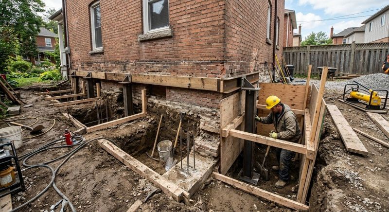 Underpinning Repair in Sunapee, NH